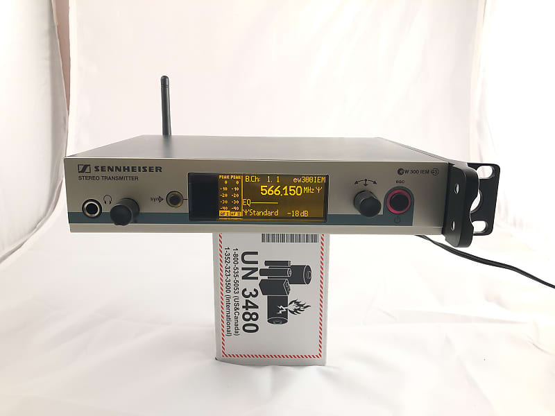Sennheiser IEM G3 transmitter G 566-608 ew300 wireless in ear monitors G4 2000 image 1