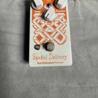 EarthQuaker Devices Spatial Delivery Sample & Hold Envelope Filter V2 2017 - Present - White Sparkle / Orange Print image 1