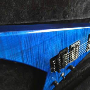 Jackson USA Custom Shop Rear Loaded Randy Rhoads  Transparent Blue image 6