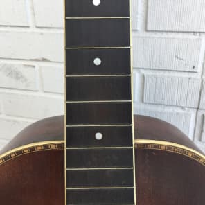 1930's Stromberg Voisinet Kay Parlor Guitar Project Spruce Top Mahogany Back & Sides Birch Neck image 4