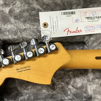 Fender American Ultra Jazzmaster RW 2023 Ultraburst New Unplayed Auth Dlr 8lb 2oz #581 image 19