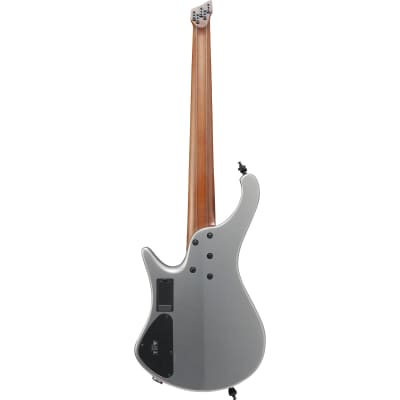 Ibanez EHB1005SMS EHB 5-String Short-Multi-Scale Bass, Metallic Gray Matte image 7