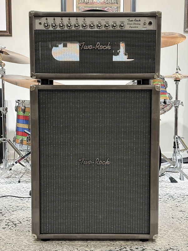 Two Rock Silver Sterling Signature 150/75 Head + 2x12 Speaker Reverb