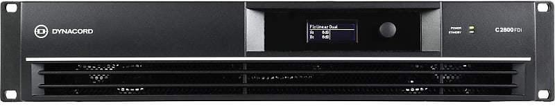 Dynacord C2800FDi DSP 2 x 1 400W Power Amplifier image 1