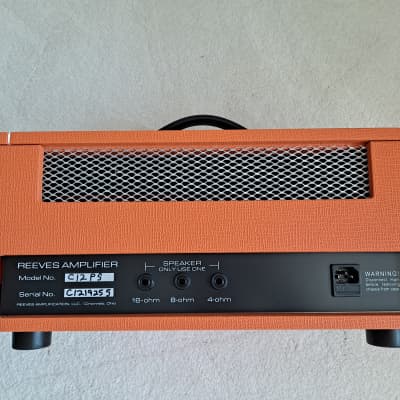 Reeves Custom 12 PS Amplifier Orange image 3
