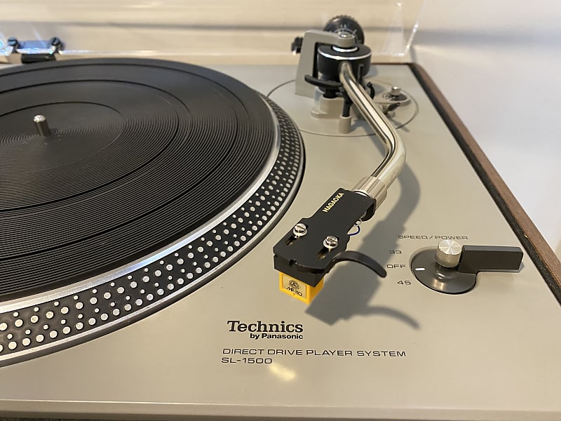 Technics SL-1500 w/new Nagaoka MP-110H Cartridge / Custom Wood