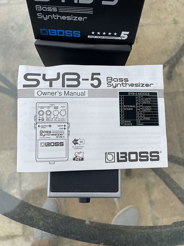 Boss SYB-5 Bass Synthesizer Pedal | Reverb