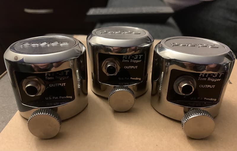 Roland RT3T 2000’s Chrome Drum Triggers Reverb