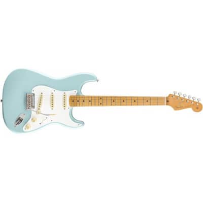 Fender Vintera '50s Stratocaster Modified Electric Guitar, Maple Fingerboard, Daphne Blue image 1