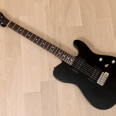 1982 Tokai Breezysound TE-60 HH T-Style Vintage Electric Guitar Black, Non-Catalog w/ Vibrato, Japan image 11
