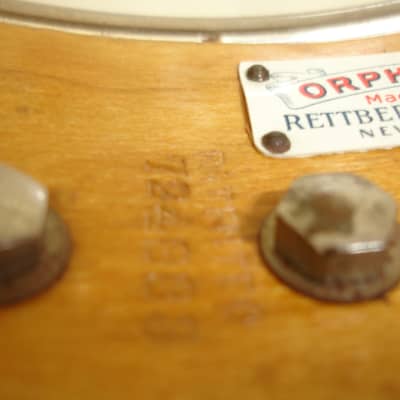 Vintage Orpheum by Lange No. 1 Tenor 4-String Open-Back Banjo AS IS image 20