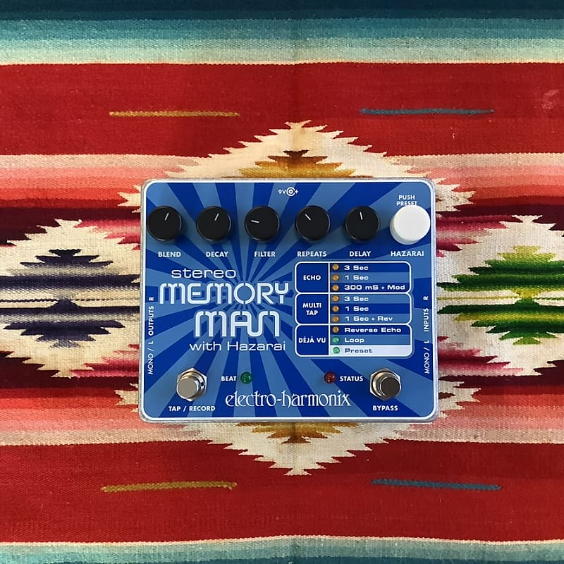 Electro-Harmonix Stereo Memory Man with Hazarai