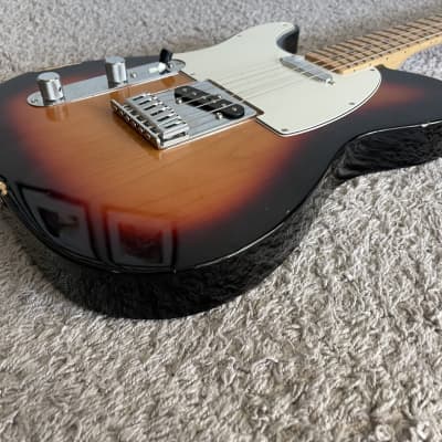 Fender Standard Telecaster 2017 Sunburst MIM Lefty Left-Handed Maple Neck Guitar image 3