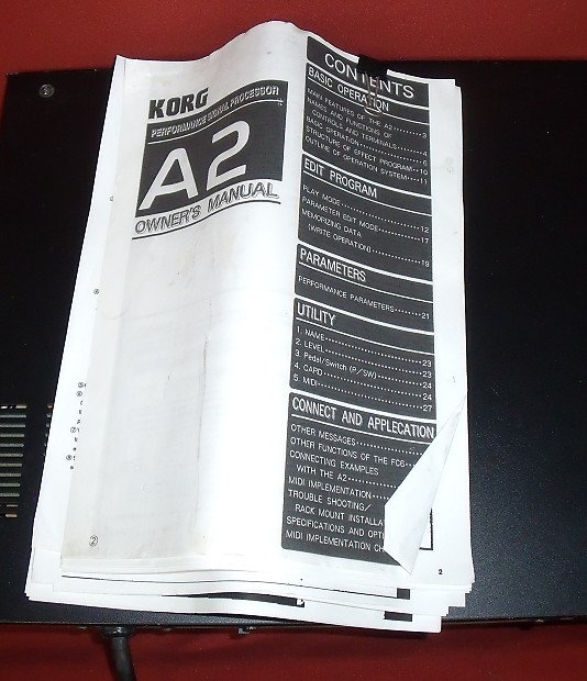 Korg A2 Performance Signal Processor | Reverb Korg A2 Performance Signal Processor | Reverb