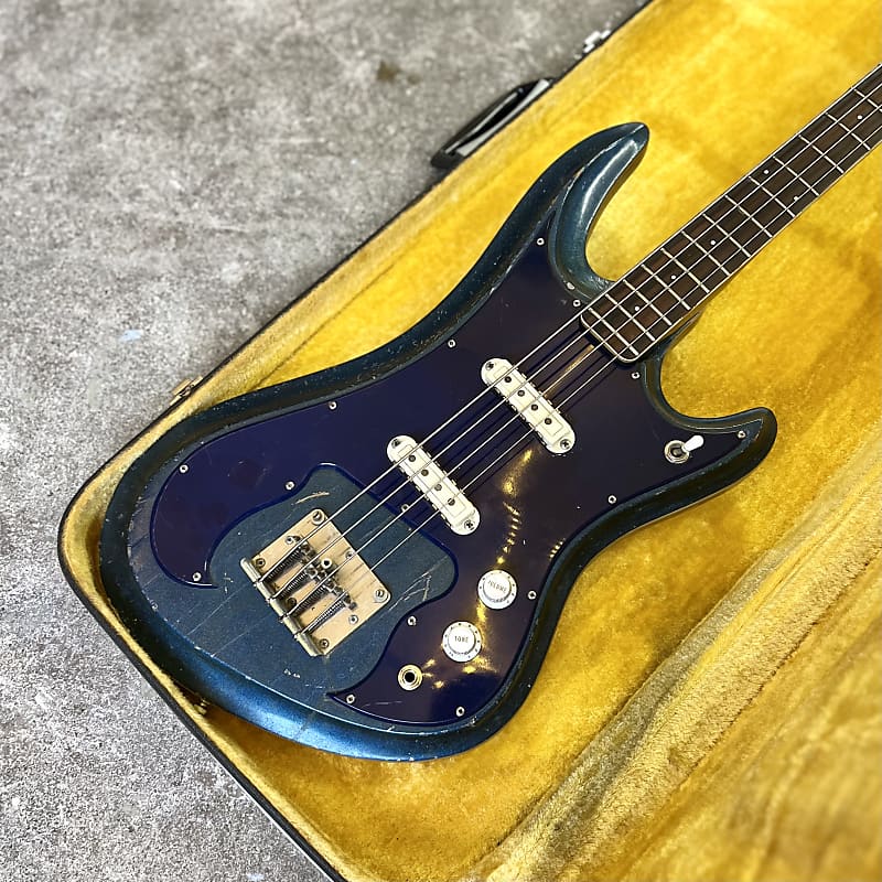 Guyatone EB-9 Sharp 5 Bass guitar c 1969 - Blue original vintage MIJ Japan