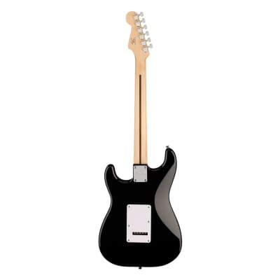 Open Box Squier Sonic Stratocaster Electric Guitar - Black w/ Maple FB image 8