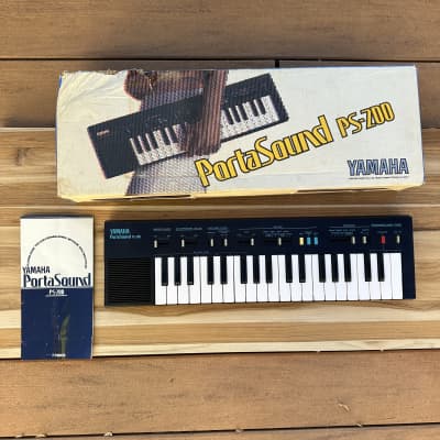Yamaha PS-200 Vintage 1984 Portasound 37-Key Mini Keyboard Synthesizer MIJ Nippon Gakki - Black IOB