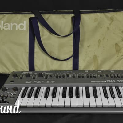 Roland SH-101 Gray Vintage Monophonic Synthesizer in Very Good Condition.
