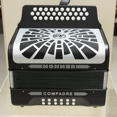 Hohner Compadre Series Accordion G/C/F Black( Available in FBE key) image 10
