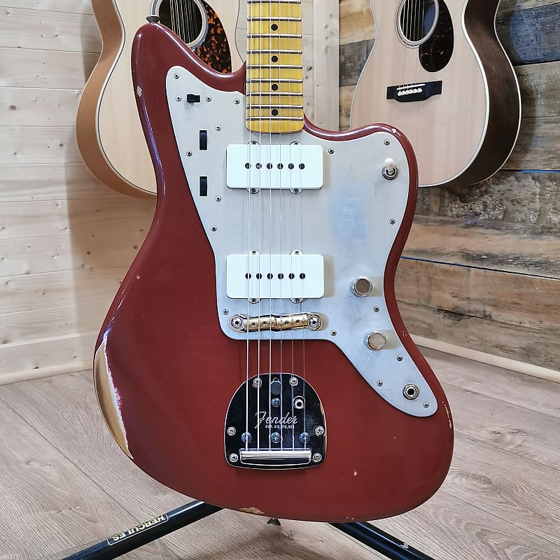 Fender Custom Shop Limited Edition Custom Jazzmaster Relic - Maple Fingerboard, Cimarron Red image 1