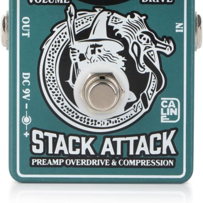 Caline CP-509 Stack Attack Preamp Overdrive / Compressor 2024 - Dark Green image 1