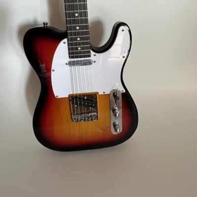 Austin|ATC200SB |Electric-Guitar |6 String |Tele-Style Guitar | Righthand |Cut-A-Way| White Gard | ATC200SB | Classic | Sunburst | Solid Body image 2