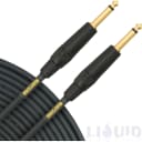 Mogami Gold SPEAKER-03 Amplifier-to-Cabinet Speaker Cable, 1/4" TS Male Plugs, Gold Contacts, Straight Connectors, 3 Foot