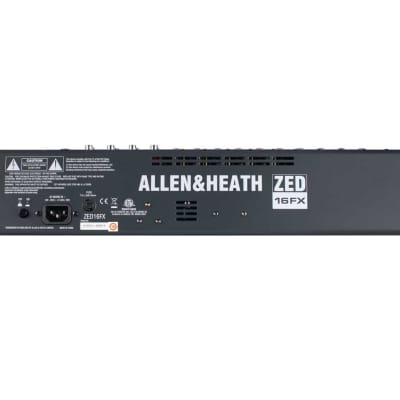 Allen & Heath ZED-16FX 16-Channel Mixer With USB image 3