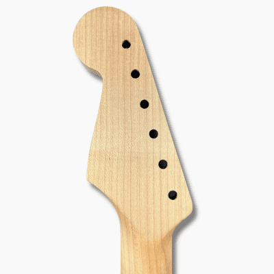 Allparts SMO-CRQ Quartersawn Roasted Tempered Neck for Strat Roasted Maple - Streak behind frets 3-7 image 4