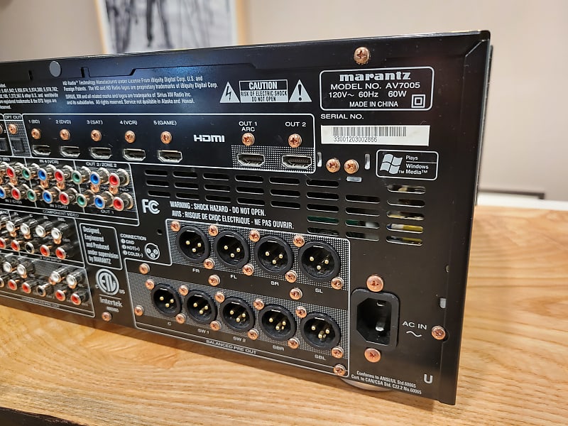 Marantz AV7005 7.1 Ch pre-amp processor w/ Audyssey Mic. | Reverb