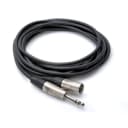 Hosa HSX-030 Pro Balanced Interconnect REAN Cable 1/4 in TRS to XLR3M, 30 ft