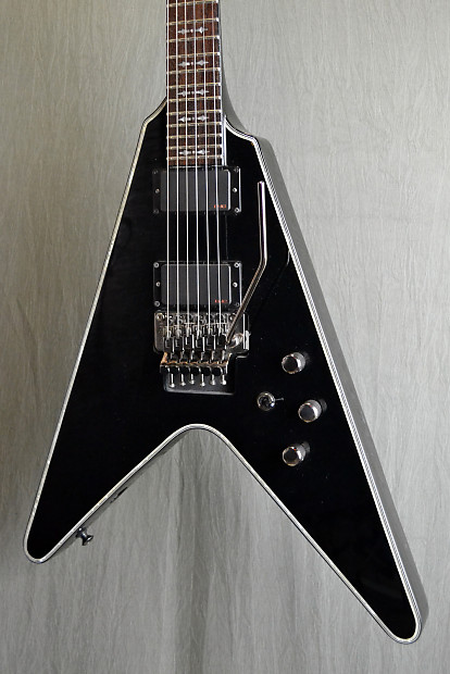 Schecter Hellraiser V-1 FR 2008 Black | Reverb