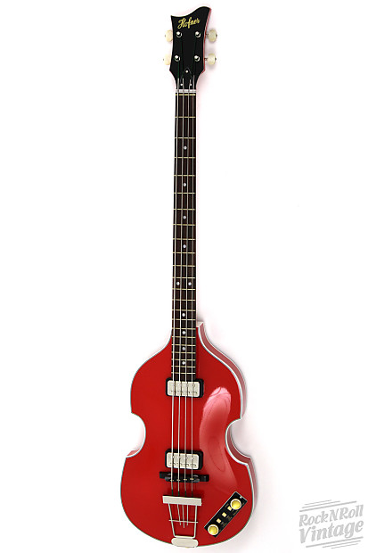 Hofner 500 1 Gold Label Violin Bass Red B Stock Reverb
