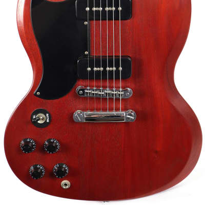 2011 Gibson SG Special 60s Tribute Left-Handed Electric Guitar Satin Cherry image 1