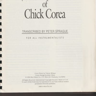 Piano solos by Chick Corea image 2