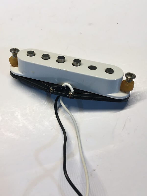 Genuine Fender Strat Stratocaster Black Bobbin Bridge | Reverb