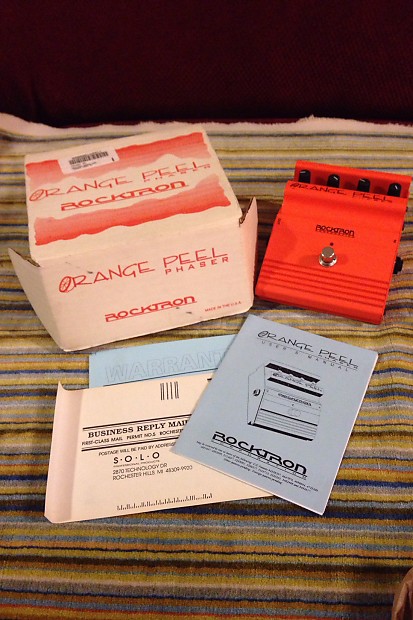 ギター ROCKTRON ORANGE PEEL FHASER Rocktron Orange Peel phaser 99-2000 Orange | Reverb