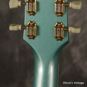 RARE 2010 Gibson Custom Shop SG/Les Paul Custom reissue INVERNESS GREEN SPARKLE image 20