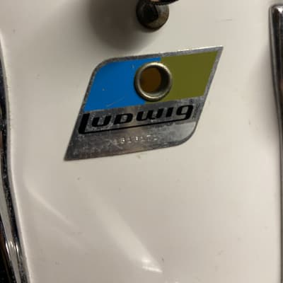 Ludwig super sensitive Marching 70s/80s - White image 4