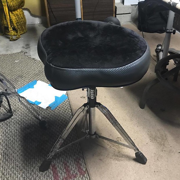 Pork Pie Tractor style Drum Throne black