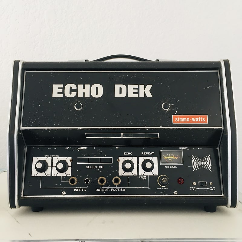 Vintage refurbished SimmsWatts Echo Dek tape echo 1970's Reverb