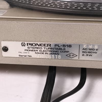 Pioneer PL-516 Stereo Turntable image 13