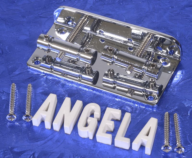 Generic Two Saddle Bass Bridge With Free Mounting Screws Reverb