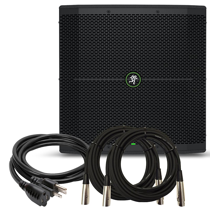 Mackie Thump 115S 1400W 15" Powered Subwoofer CABLE KIT Reverb