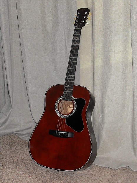 Guild RARE A-7 A7 Mahogany Madiera  Acoustic Dreadnought Guitar 1970's Vintage Beauty w Case! image 1