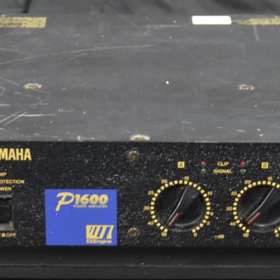 Yamaha P1600 Power Amplifier - Black image 2