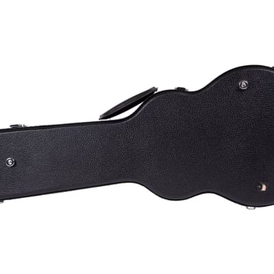 Kala BCS-AT Black Archtop Durable Soprano Size Ukulele Hard Case Black image 3