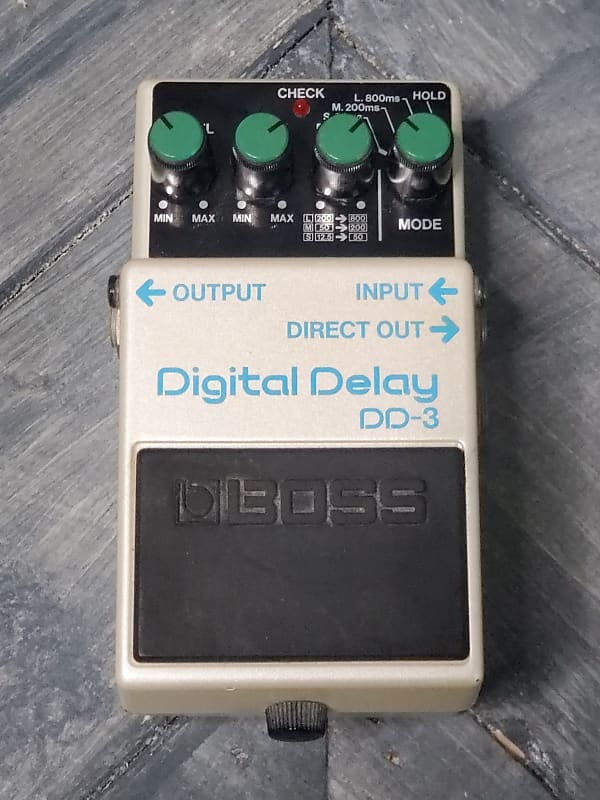Used Boss DD-3 Blue Label Digital Delay Effect Pedal | Reverb