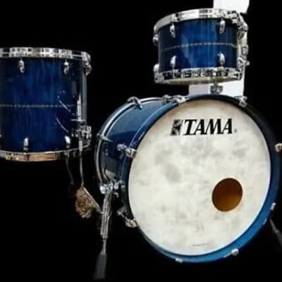 Tama STAR Maple 18/12/14 Jazz Drumset Ocean Blue Curly Maple (ROLC) for sale