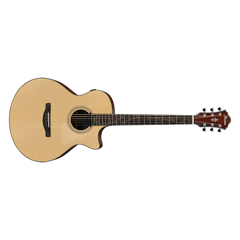 Ibanez AE275BT Acoustic Electirc Guitar, Soid Sitka Spruce Top Natural image 1